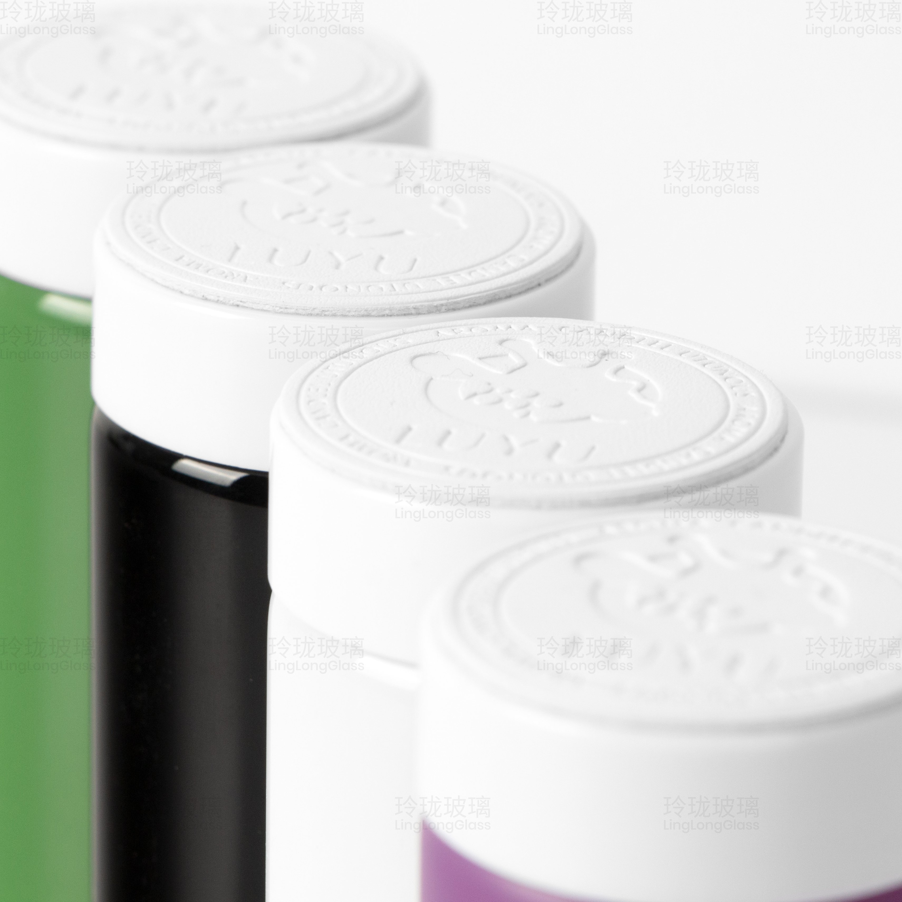 Custom Biodegradable packaging glass Bottle for pill bottle gummy vitamins Healthcare Supplement container