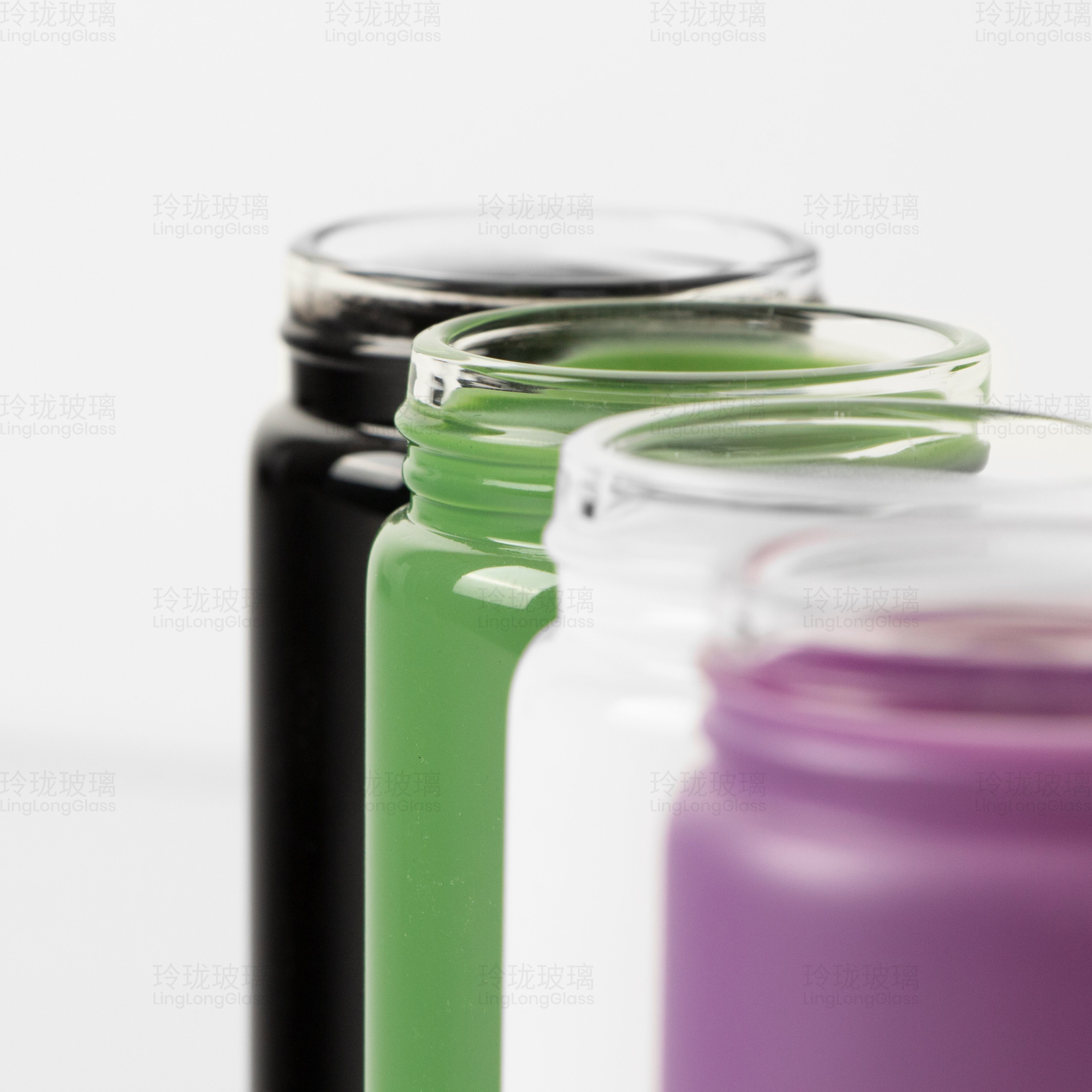Custom Biodegradable packaging glass Bottle for pill bottle gummy vitamins Healthcare Supplement container