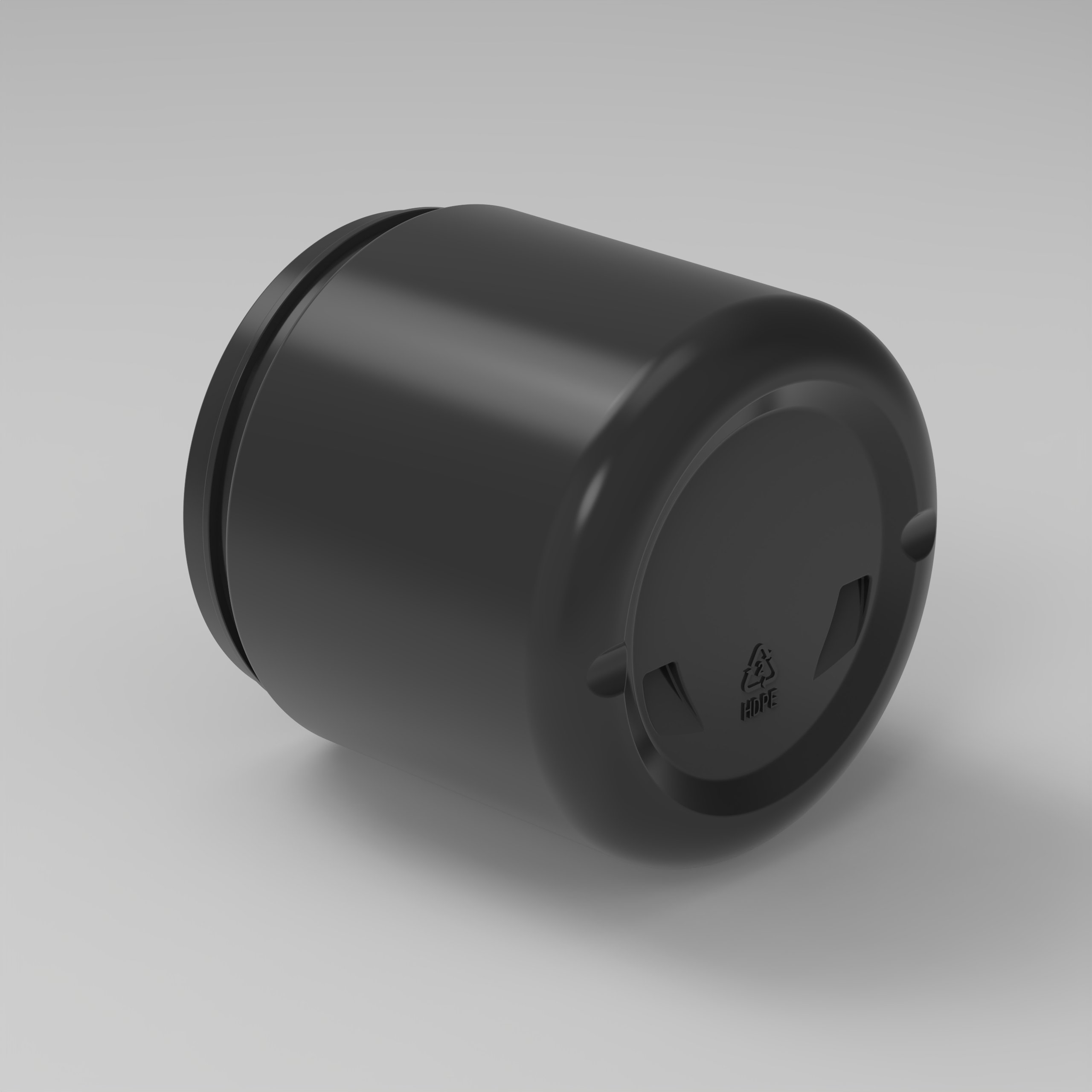 Custom 16OZ 20OZ 25OZ 13OZ HDPE Black Plastic Bottles for pet healthcare powder supplement