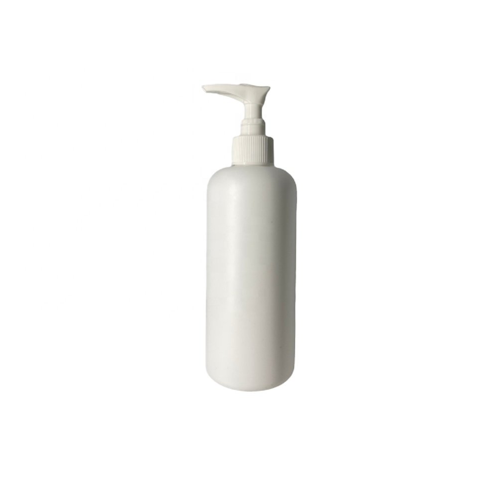 200ml 250ml 300ml White HDPE PE Soft-Touch Boston Round Plastic Empty Bottle Clear Cap Lid Health Care Healthcare (NA-PE Series)