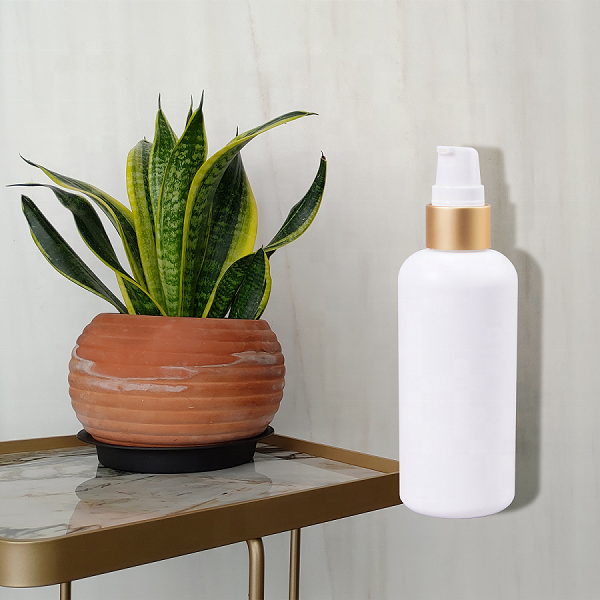 200ml 250ml 300ml White HDPE PE Soft-Touch Boston Round Plastic Empty Bottle Clear Cap Lid Health Care Healthcare (NA-PE Series)