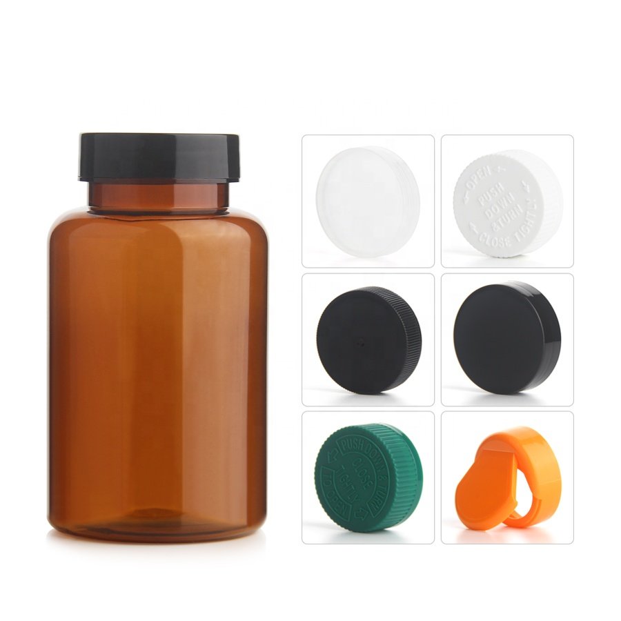 custom biodegradable 100ml pill plastic bottle gummy vitamins healthcare supplement container for capsule