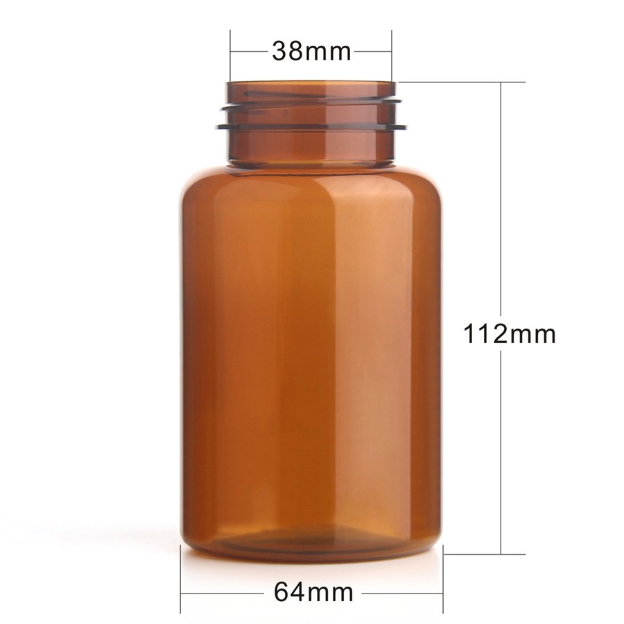 custom biodegradable 100ml pill plastic bottle gummy vitamins healthcare supplement container for capsule