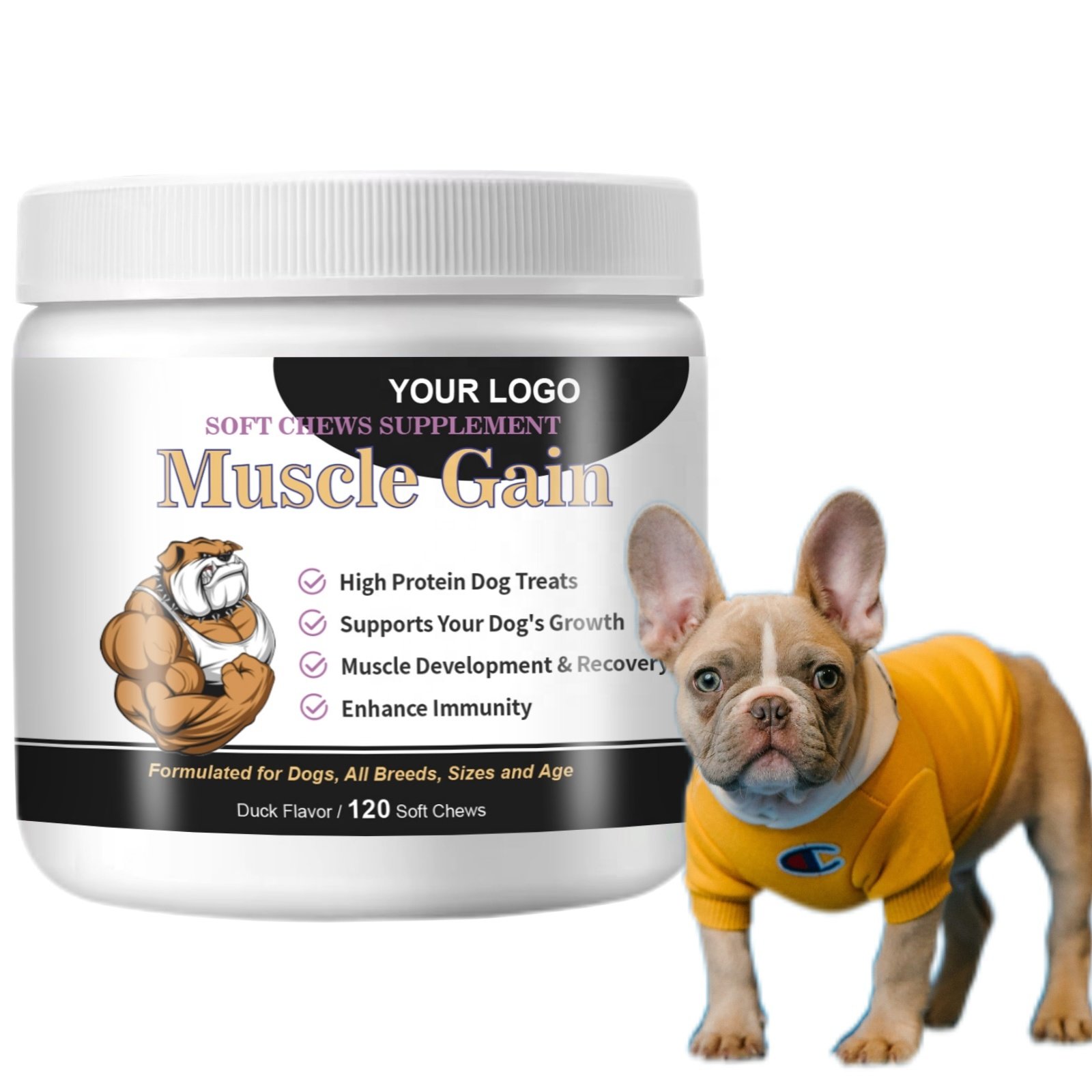 Pet Supplement High Protein with Vitamins for Dog Weight Gainer and Dog Muscle Building Supplement