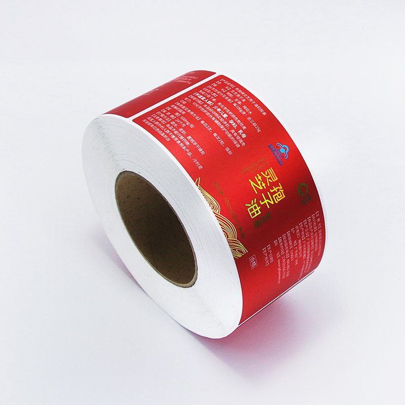 Custom Private Label Medical Supplement Bottle Sticker Waterproof Vinyl Pill Bottle Labels Glossy Cold Perm Red Healthcare Print
