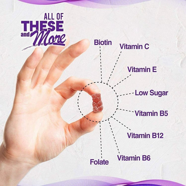 OEM Healthcare supplements Best Vegetarian Multivitamin Gummies for women men
