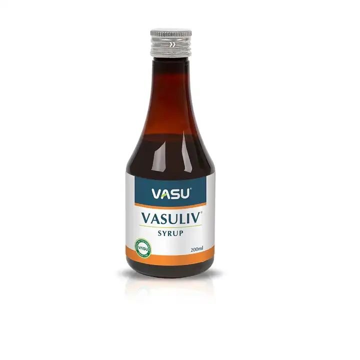 Most Selling Herbal Supplements Vasuliv Syrup Restores Appetite and Ensures Growth Available from Indian Wholesale Exporter