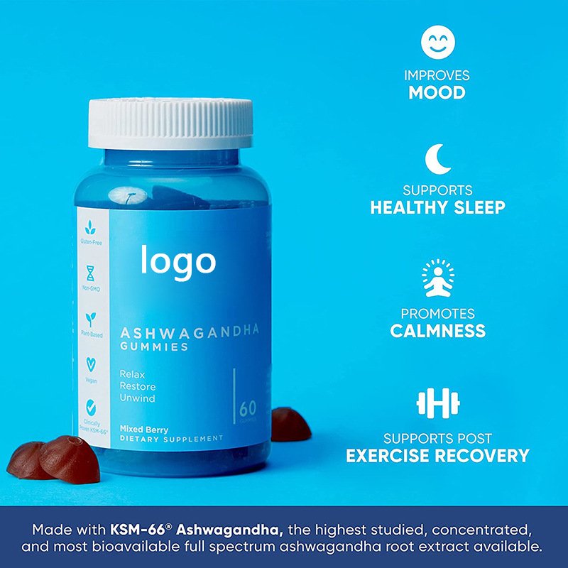 Natural Flavor Collagen with Biotin Vitamin Gummy Supplement for Hair Skin and Nails Healthcare