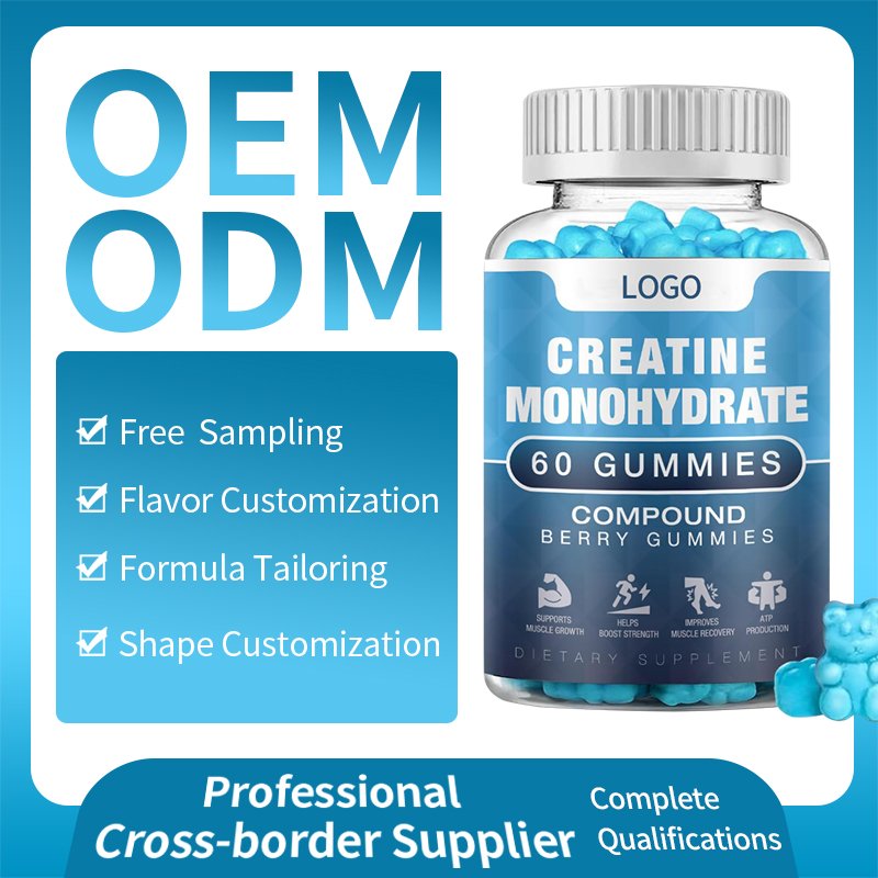 Wholesale Creatine Monohydrate Gummies Energy Gummy Candy Male Enhancements Weight Mass Gain Healthcare Supplements Manufacturer