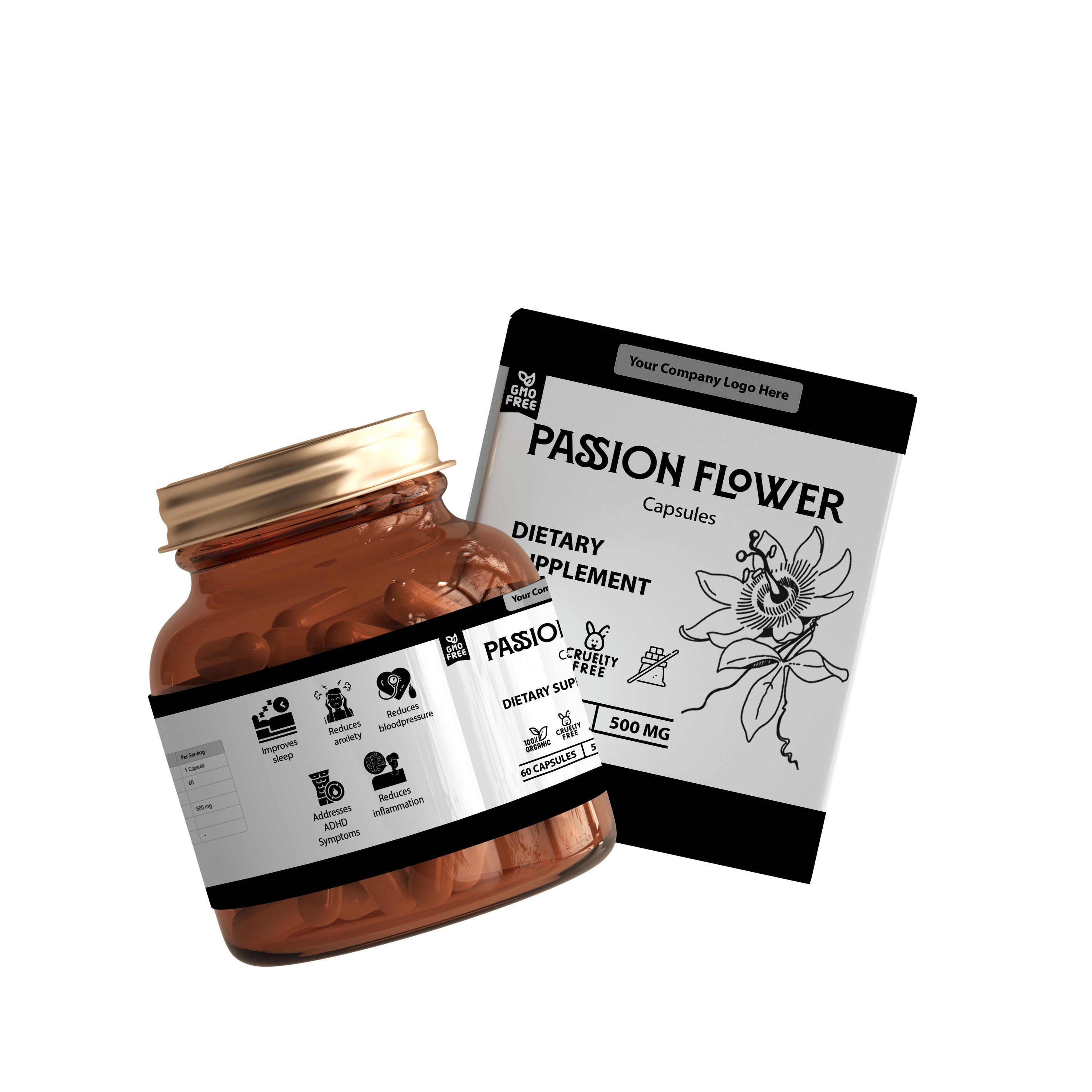 OEM Dietary supplement Passion flower for powerful stress relief 100% natural & organic Hot sale herbal extract at factory price