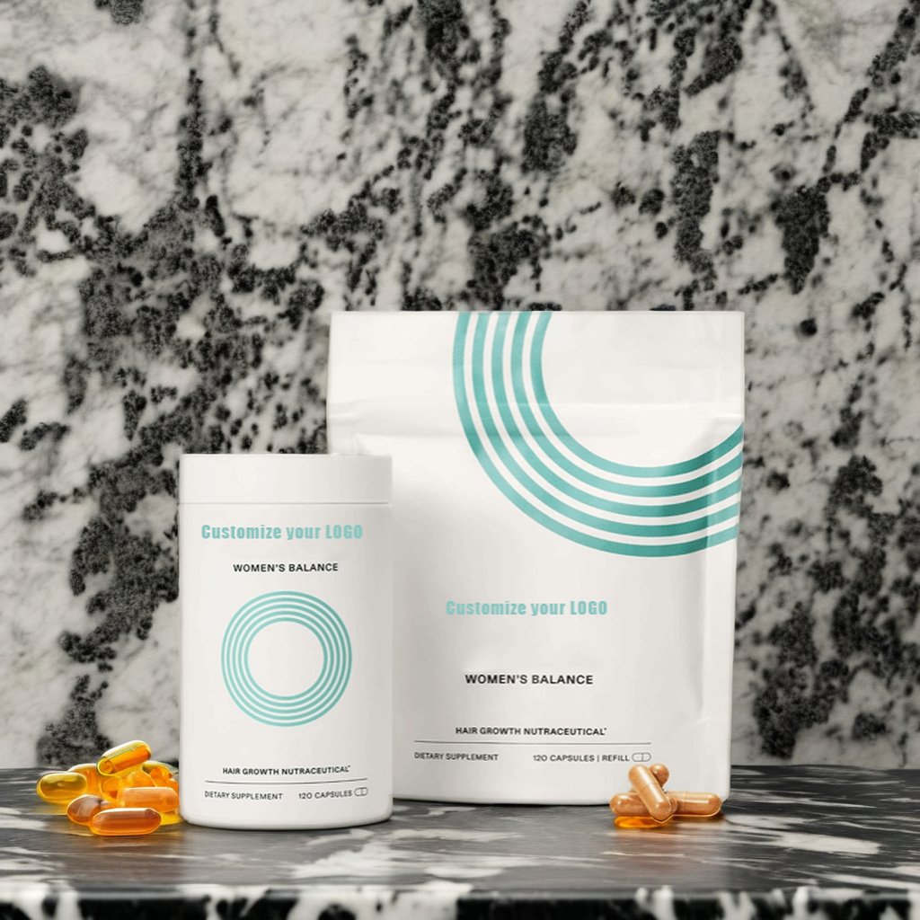 OEM Healthcare Supplement Women Balance Hair Growth Support Capsule For Adults Not Recommended for Pregnant Women
