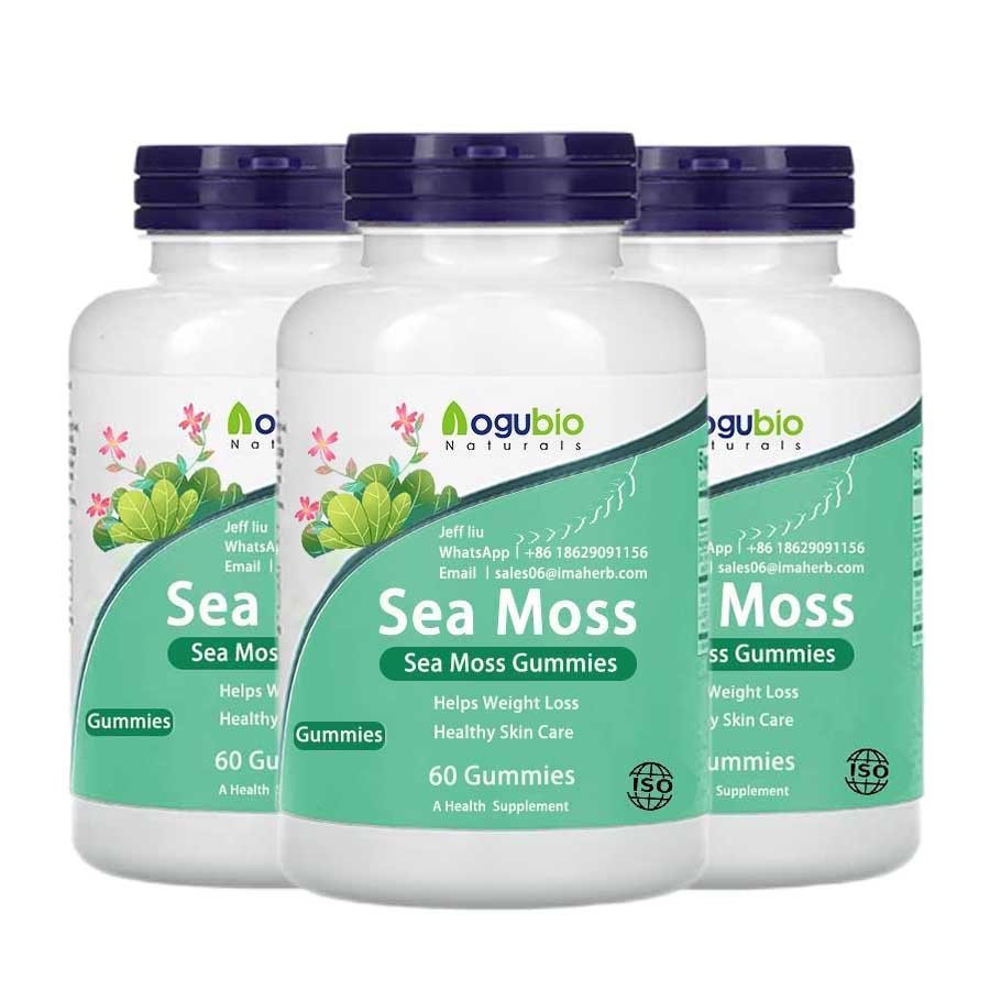 Private Label Healthcare Supplements Seamoss Gummies Vegan Organic Sea Moss Gummies