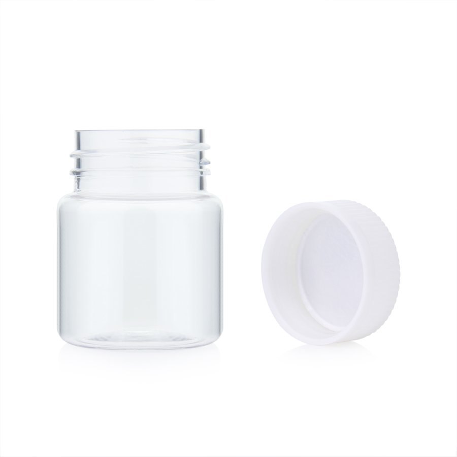 Custom biodegradable packaging gummy vitamins Healthcare supplement container PET plastic pill bottle
