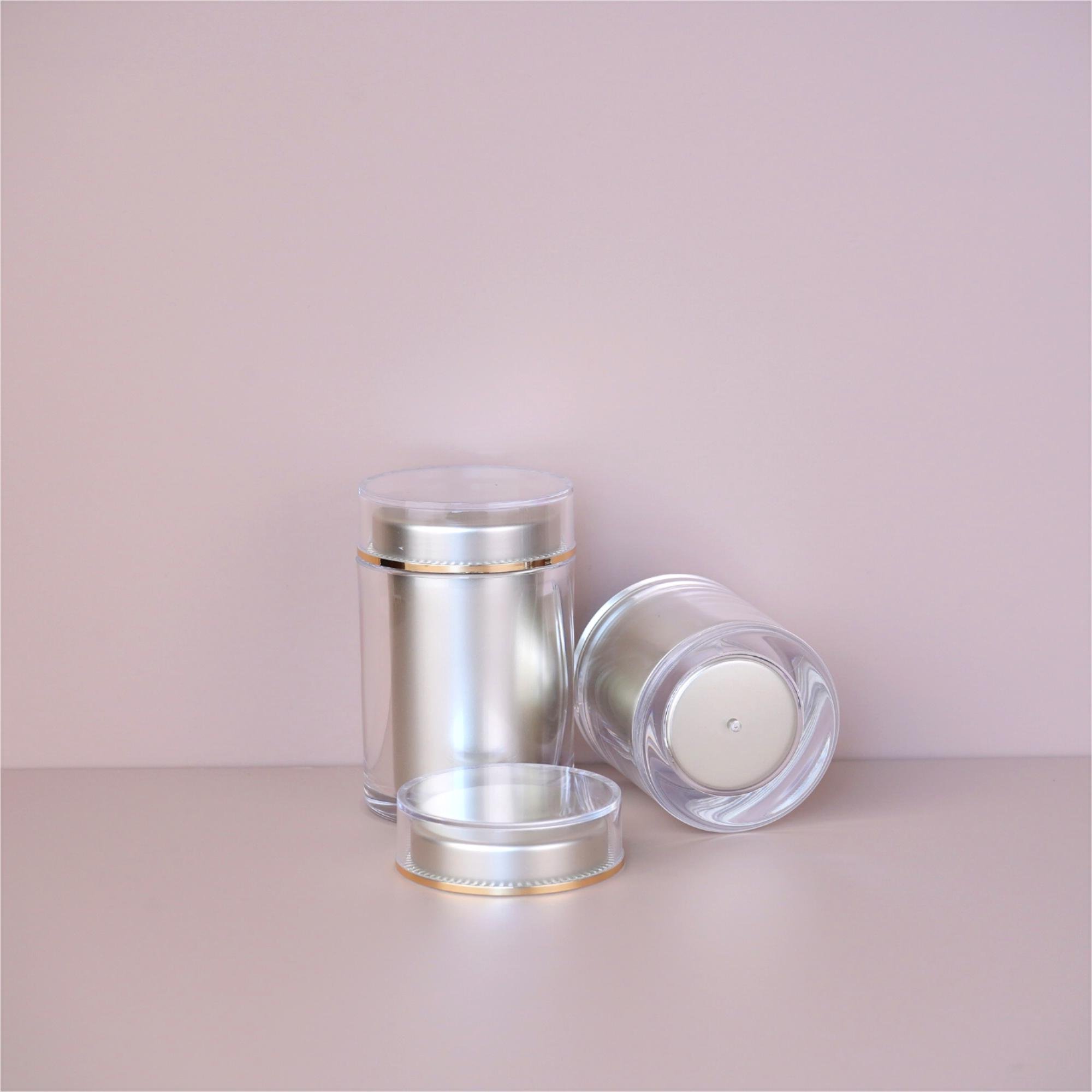 50ml 100ml Acrylic bottle capsule plastic bottle manufacturing plant supplement pill container jar