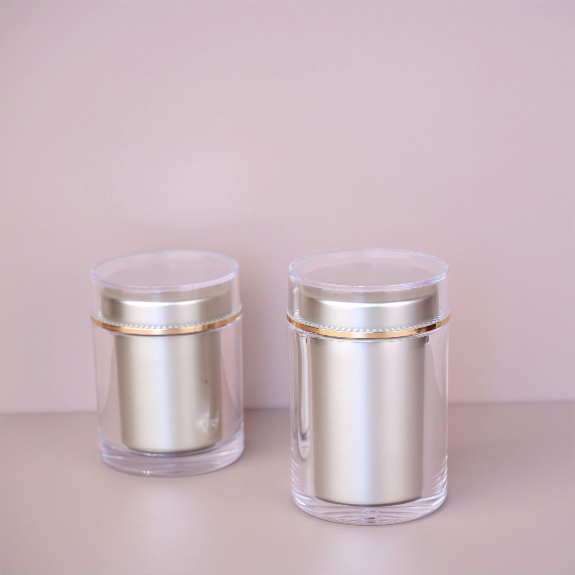 50ml 100ml Acrylic bottle capsule plastic bottle manufacturing plant supplement pill container jar