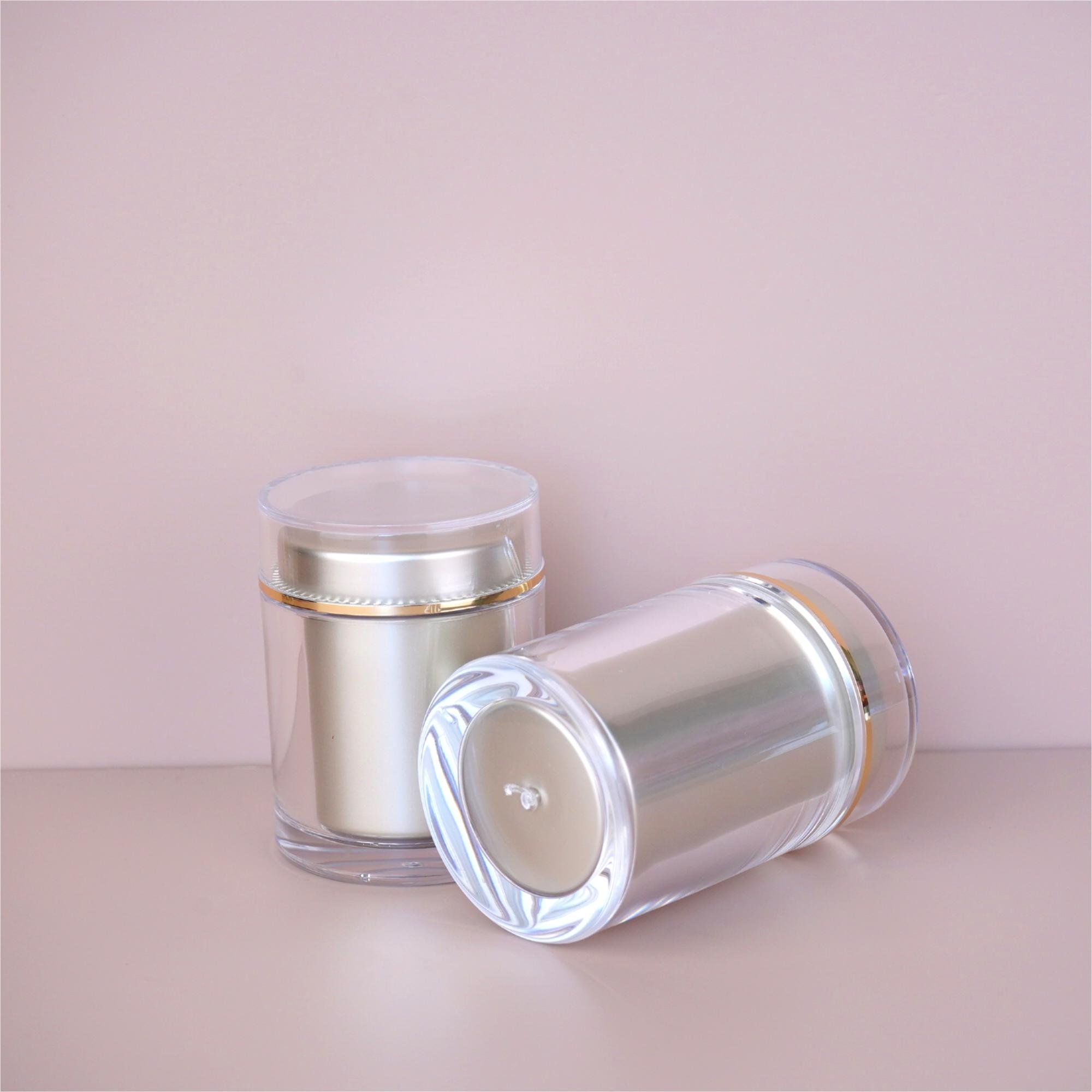 50ml 100ml Acrylic bottle capsule plastic bottle manufacturing plant supplement pill container jar