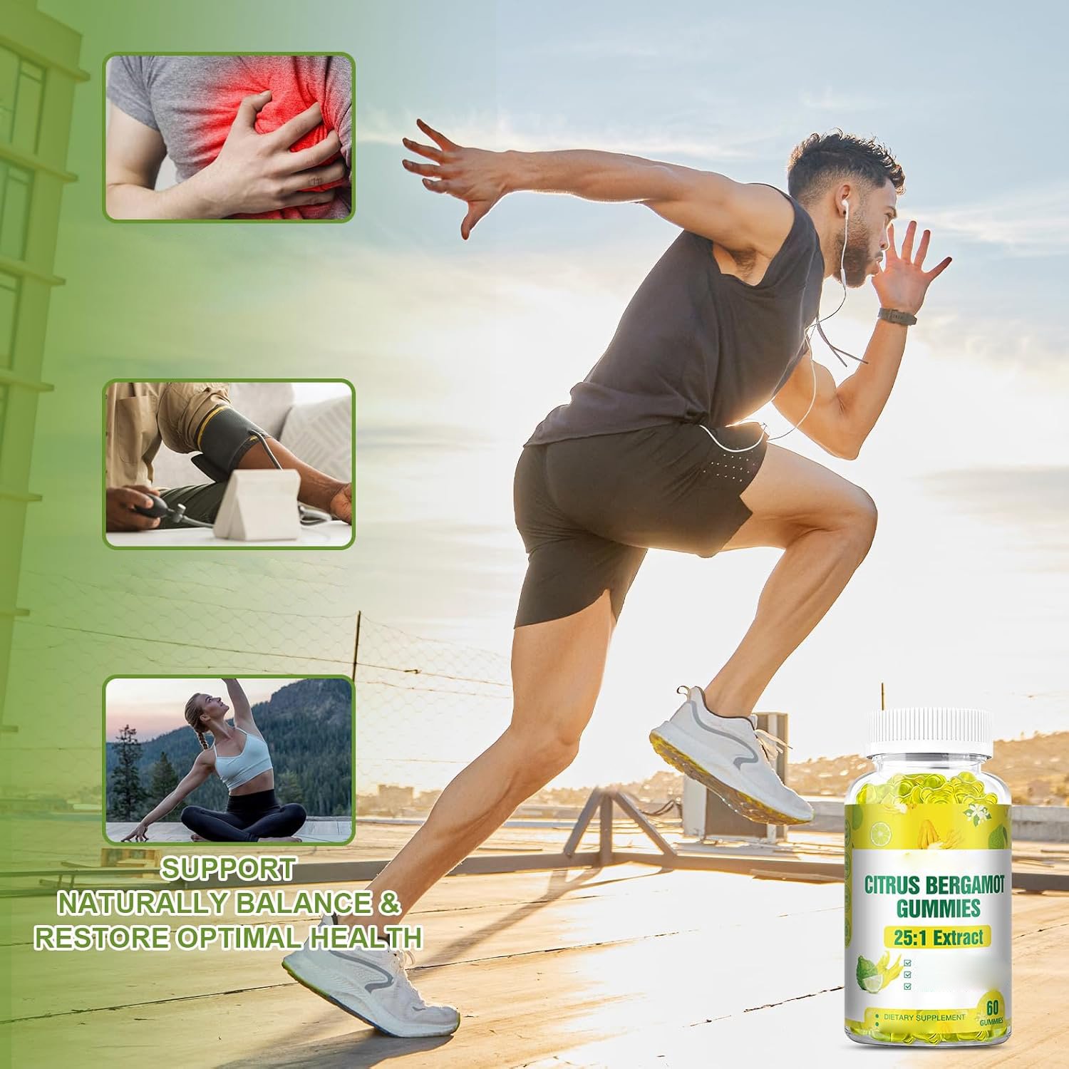 Competitive Price Healthcare Supplement Citrus Bergamot Gummy Citrus Bergamot Extract Gummies