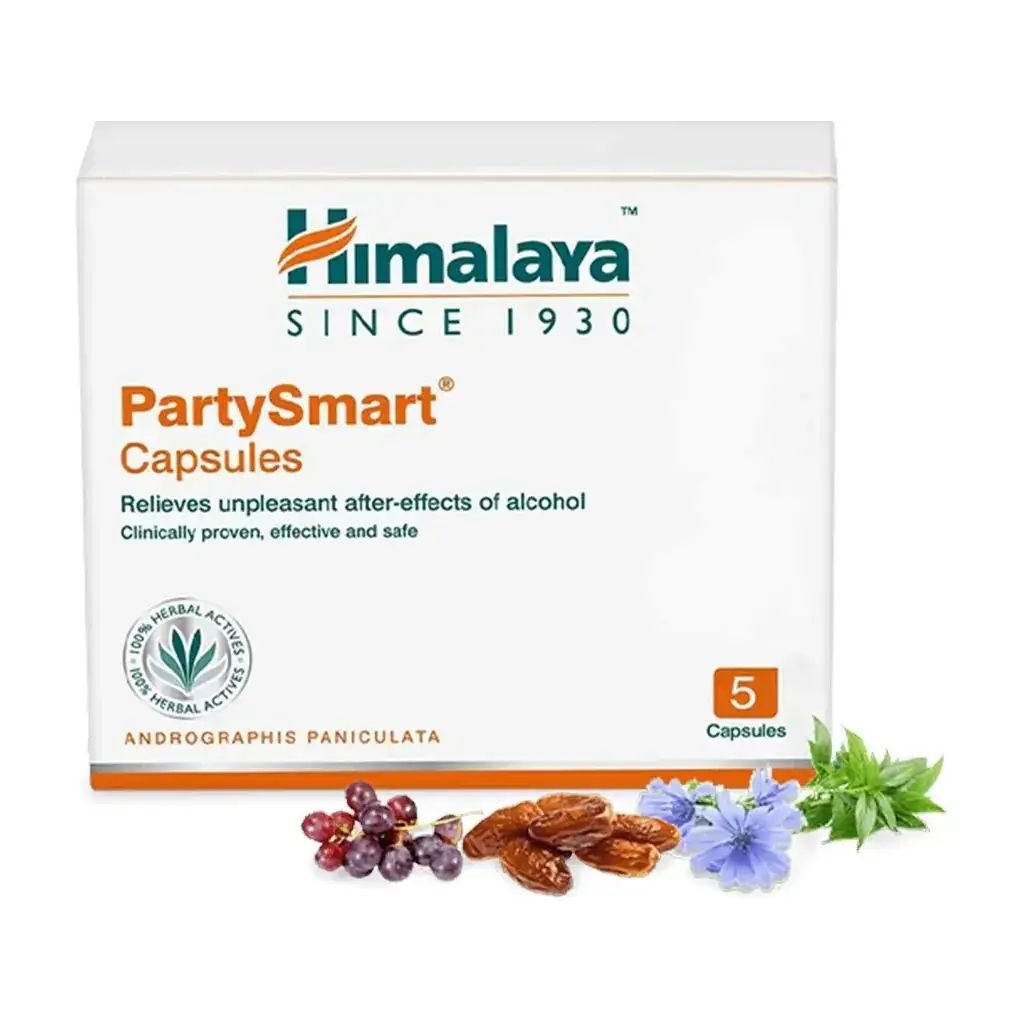 Best Selling Healthcare Supplements Himalaya PartySmart Capsules Available for Export from India Manufacture for Export
