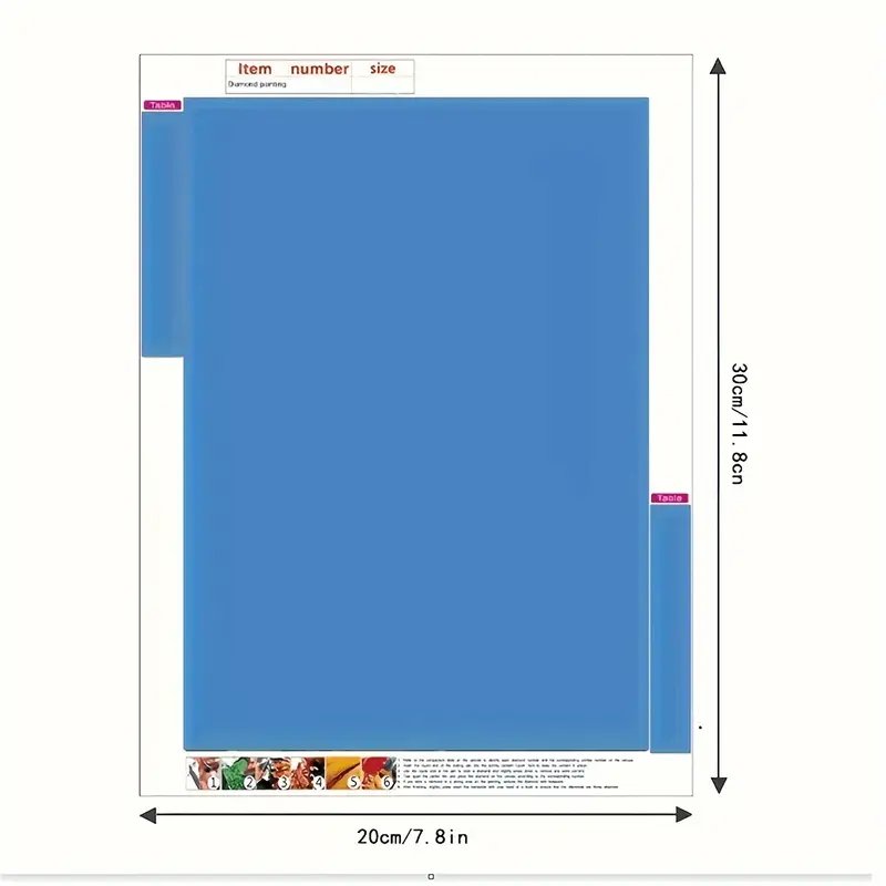 Deluxe 20x30cm/7.87x11.8in Adult Diamond Painting Kit 5D DIY Wall Decor Art Craft Unique Castle Design Home Relaxing Painting