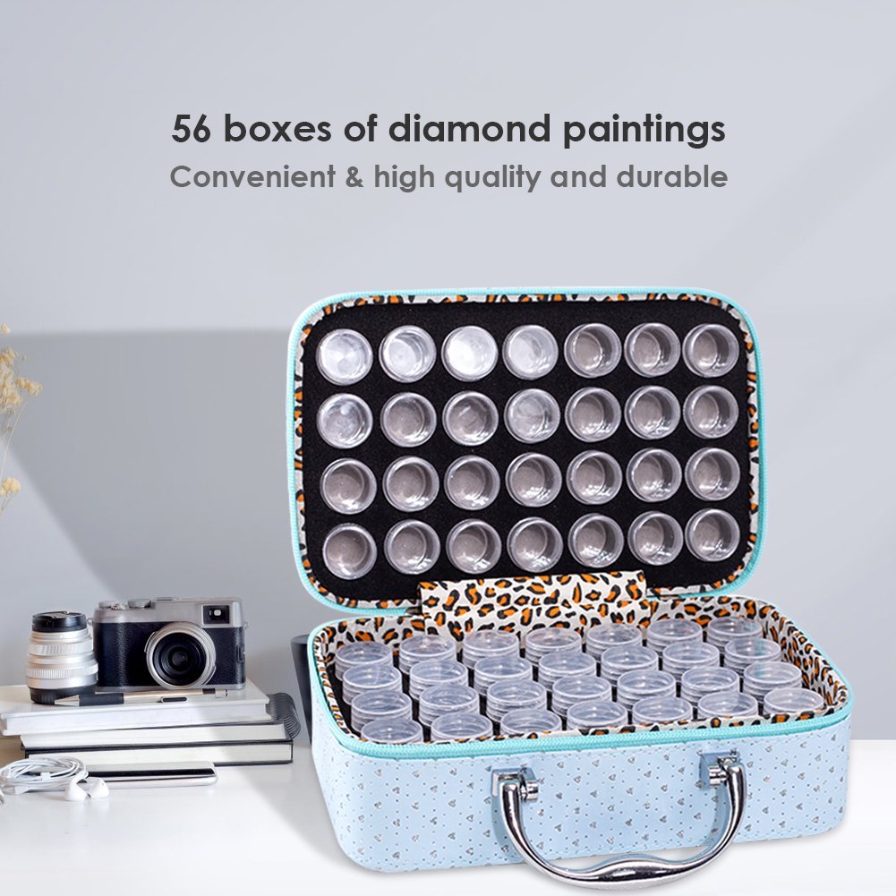 E-045 Grids Diamond Painting Storage Containers Diamond Art Beads Organizer Box