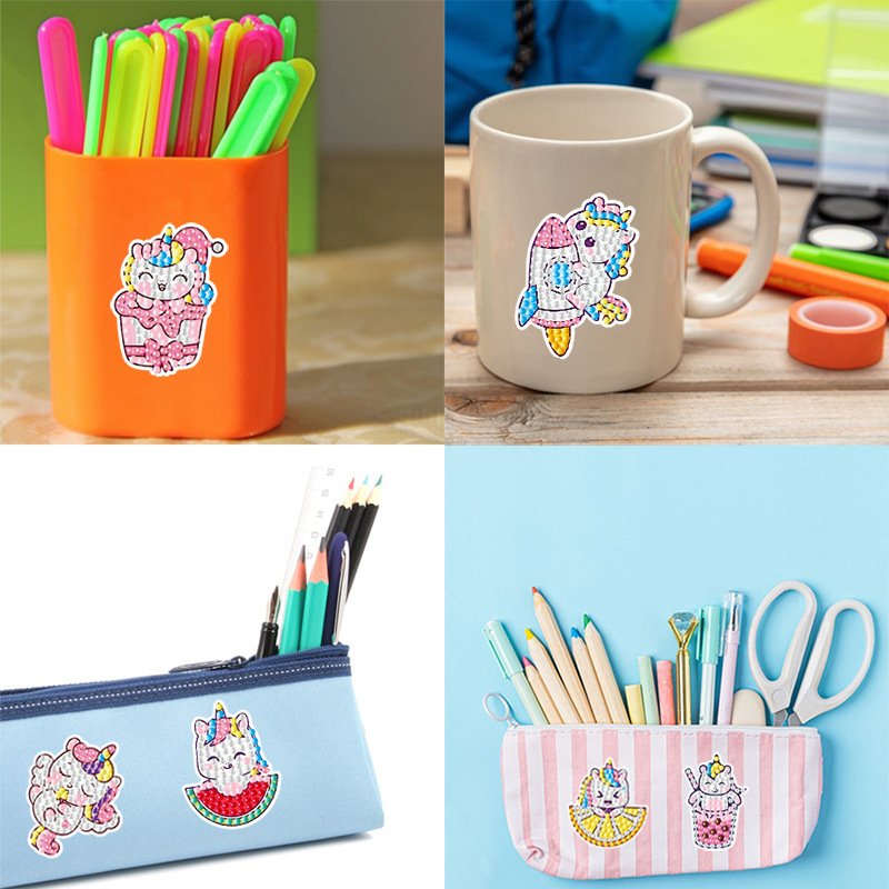 New Children's Puzzle DIY Art Diamond Painting Stickers Cartoon Diamond Painting Stickers