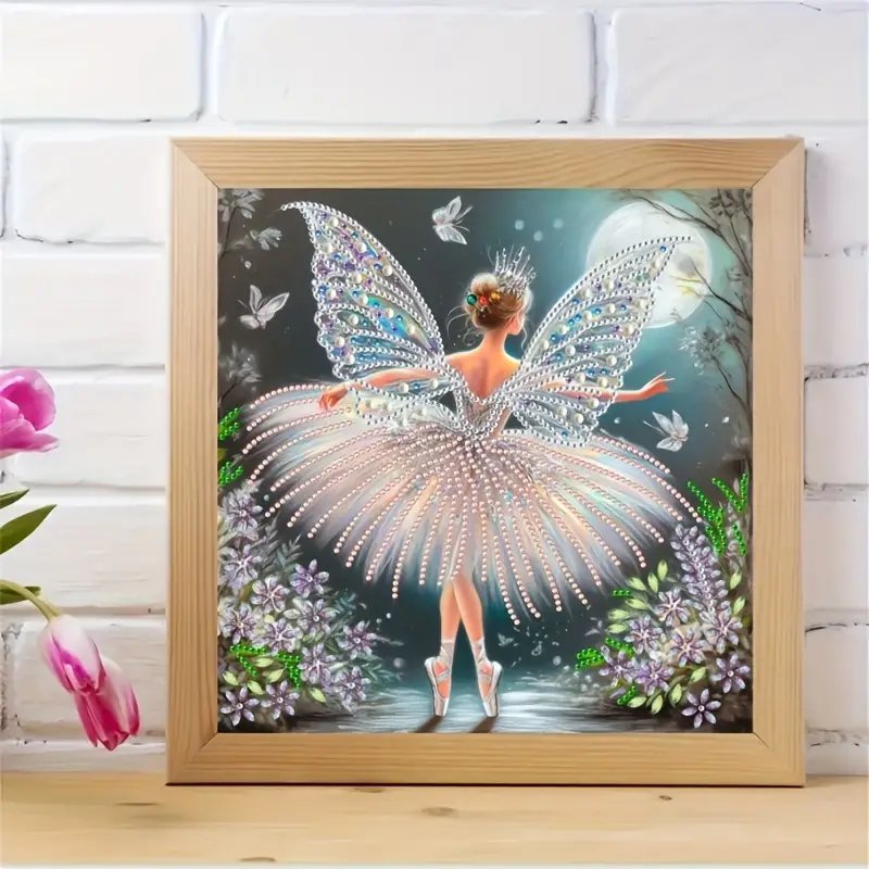 1pc Intricate Pattern DIY Glittering Diamond Painting Kit Beginners Create Stunning Mosaic Art Home Decor Perfect Unframed Gift