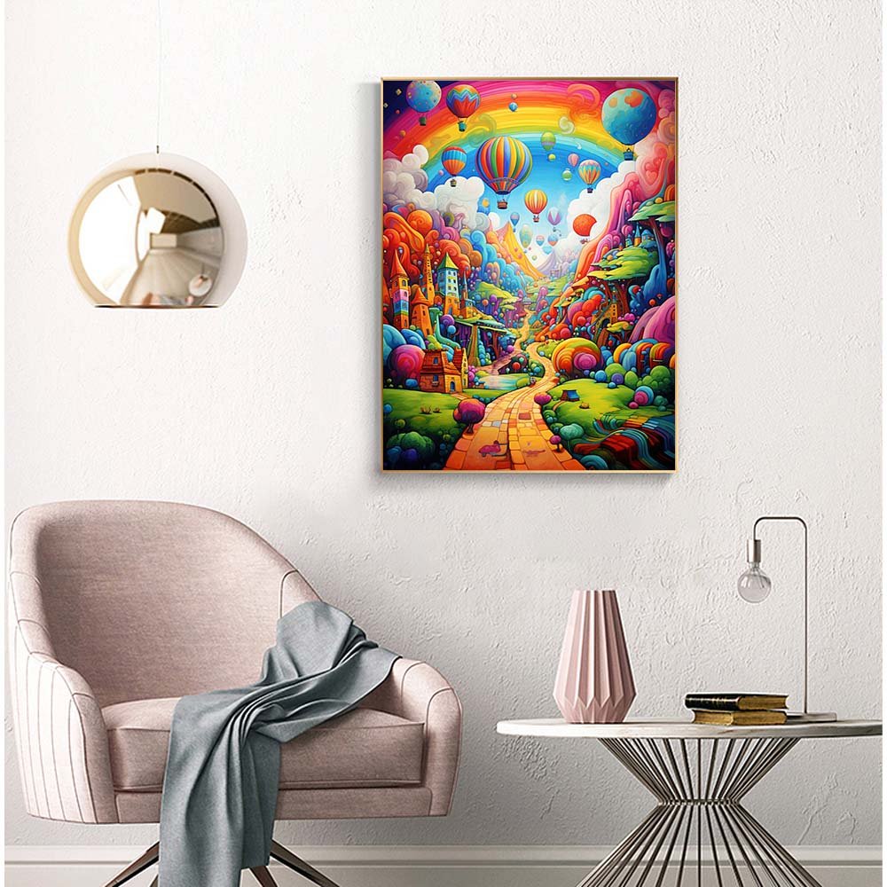 Landscape painting Draw Full Diamond painting Kits DIY Adult color city Diamond Painter Home Wall art Decoration Gift
