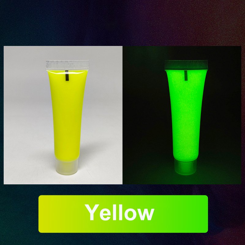 Unico Glow in dark paint Yellow for boy paint diy creations