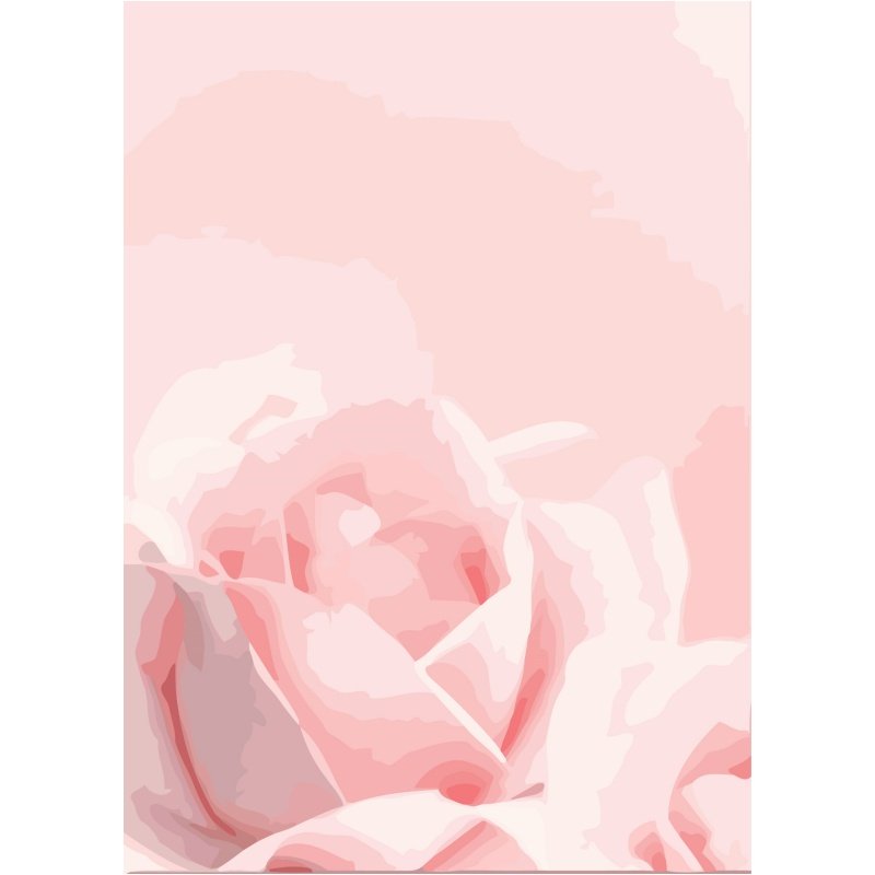 Flower Grain Painting by Number Kits 17.71*21.65 inch Canvas DIY Digital Oil Painting with Brushes and Acrylic Pigment
