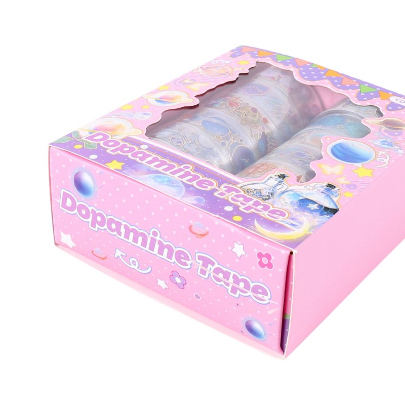 Star Space Decoraive Washi Tapes Set,Pet Washi Tapes Gift Set,Journal Washi Tapes Collection for Diy Diamond Painting