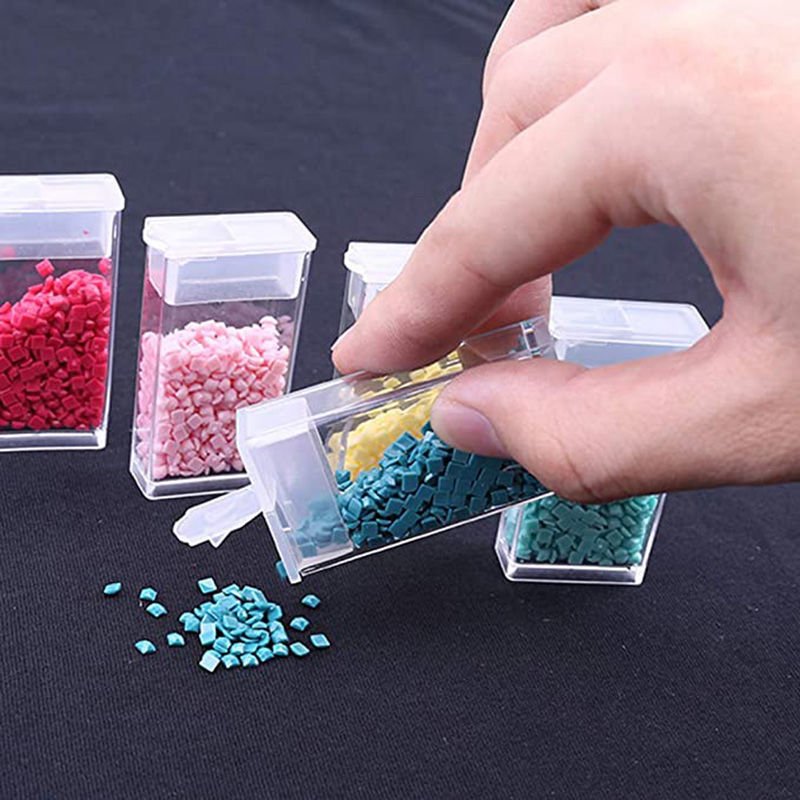 44 Bottles Nail Art Storage Box Diamond Painting Accessories Container boxes Nail Art Crystal Jewelry Beads Storage Boxes