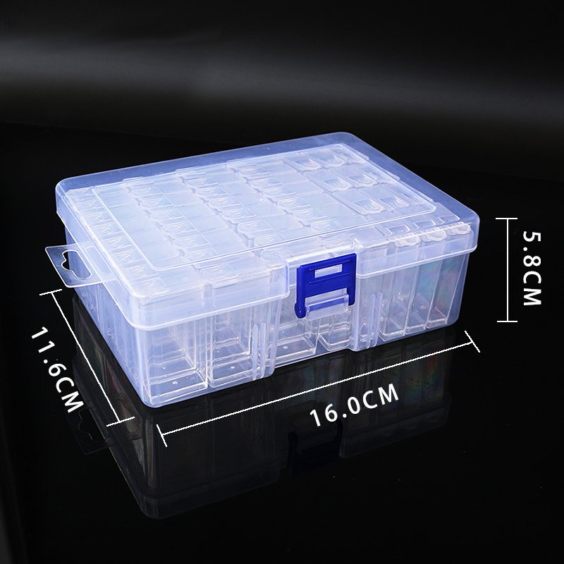 44 Bottles Nail Art Storage Box Diamond Painting Accessories Container boxes Nail Art Crystal Jewelry Beads Storage Boxes