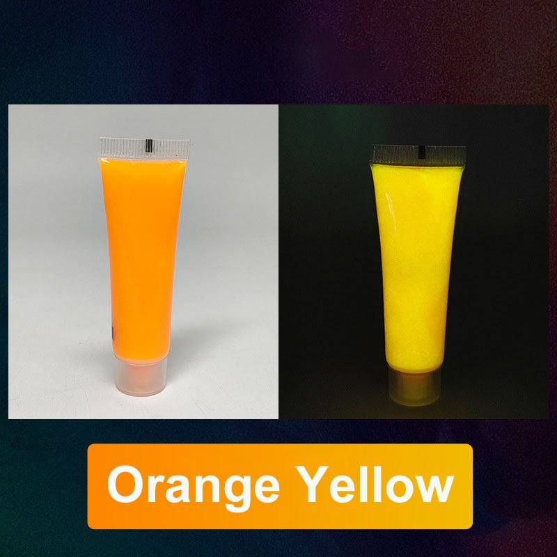 Unico Glow in dark paint Orange Yellow for boy paint diy creations