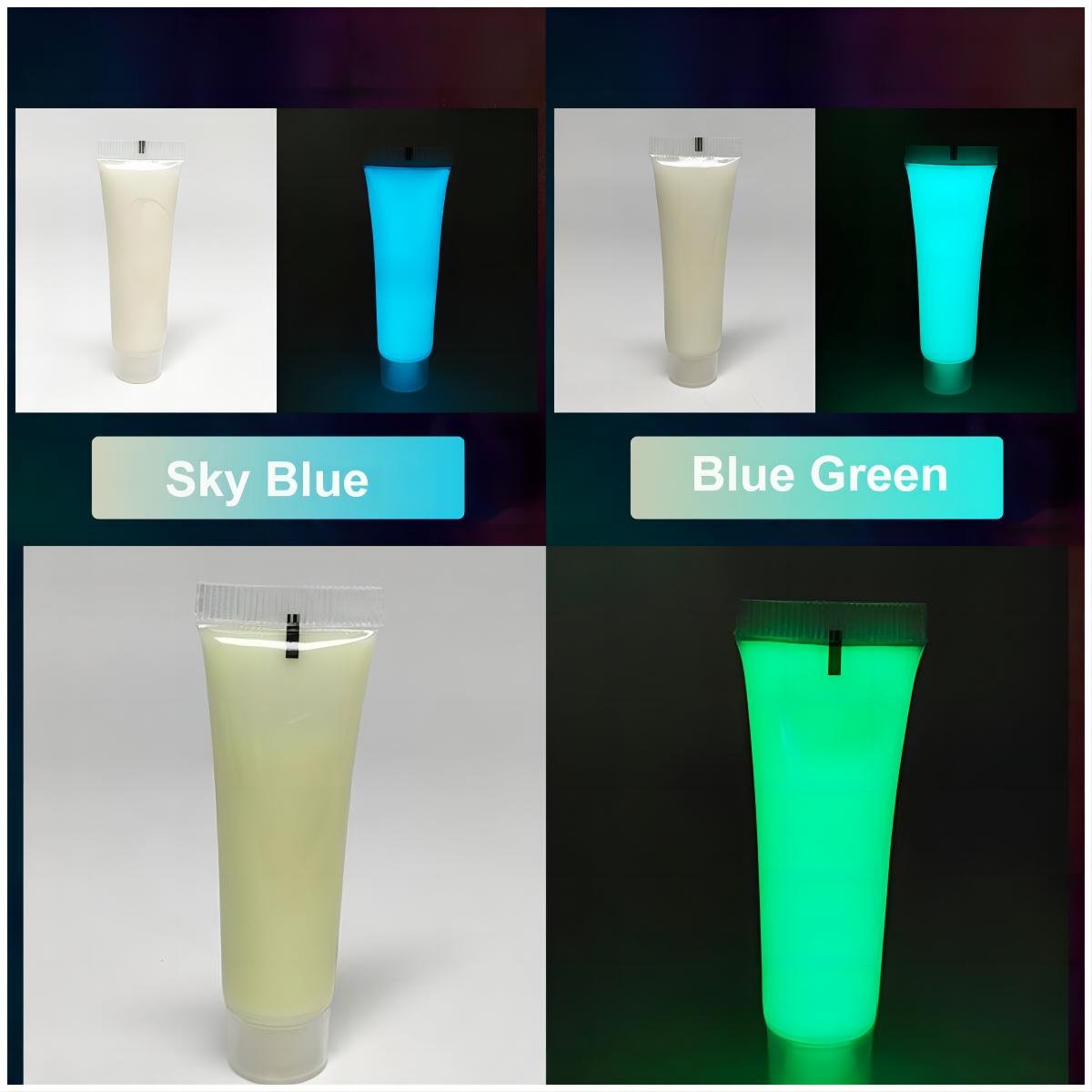 Unico Glow in dark paint Orange Yellow for boy paint diy creations