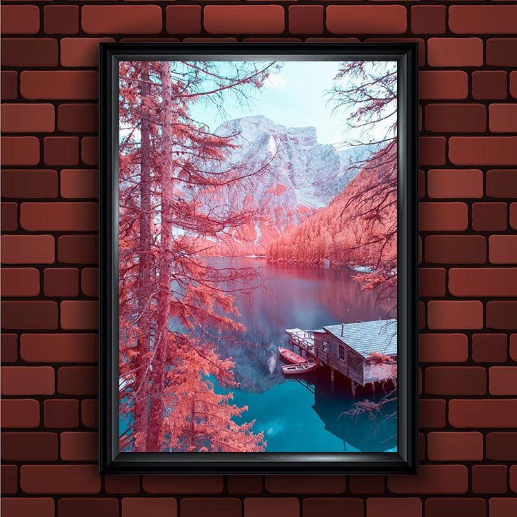 Poured Glue Diamond Painting Pink Tree Full Square 5D DIY Resin Drill Beads Art Decoration Embroidery Diamond Display S2F2697