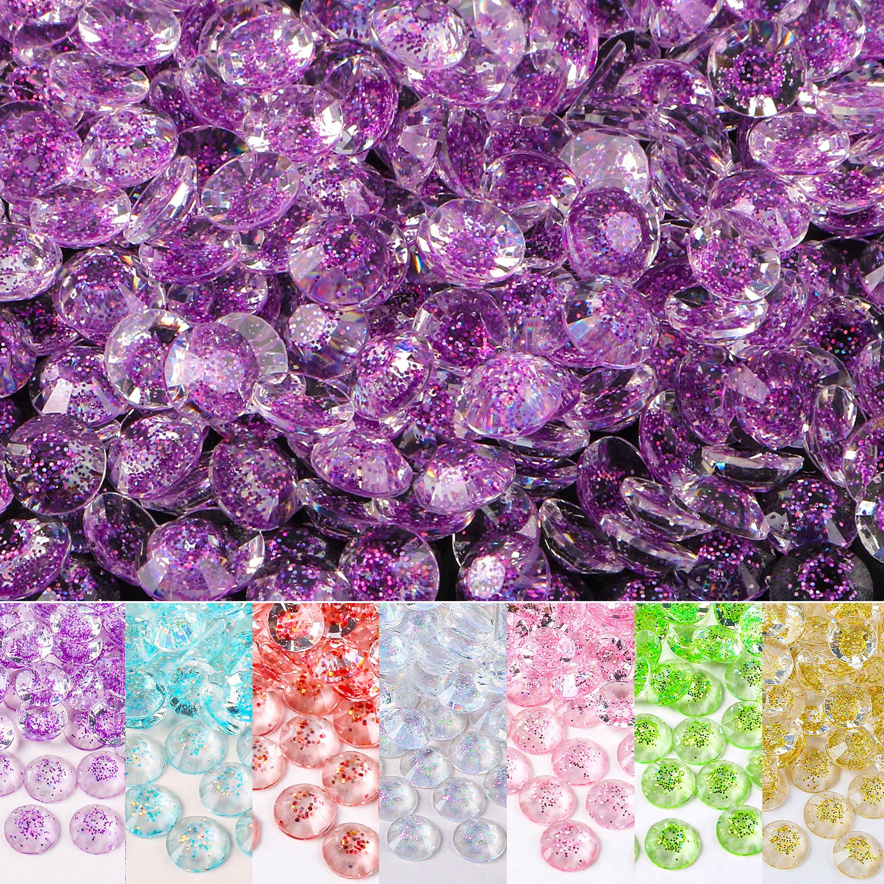 Starry Sky Resin Non Hot Fix Rhinestone Flat Back Resin Crystal Nail Glitters Stone Crystal Rhinestones for Diy Crafts