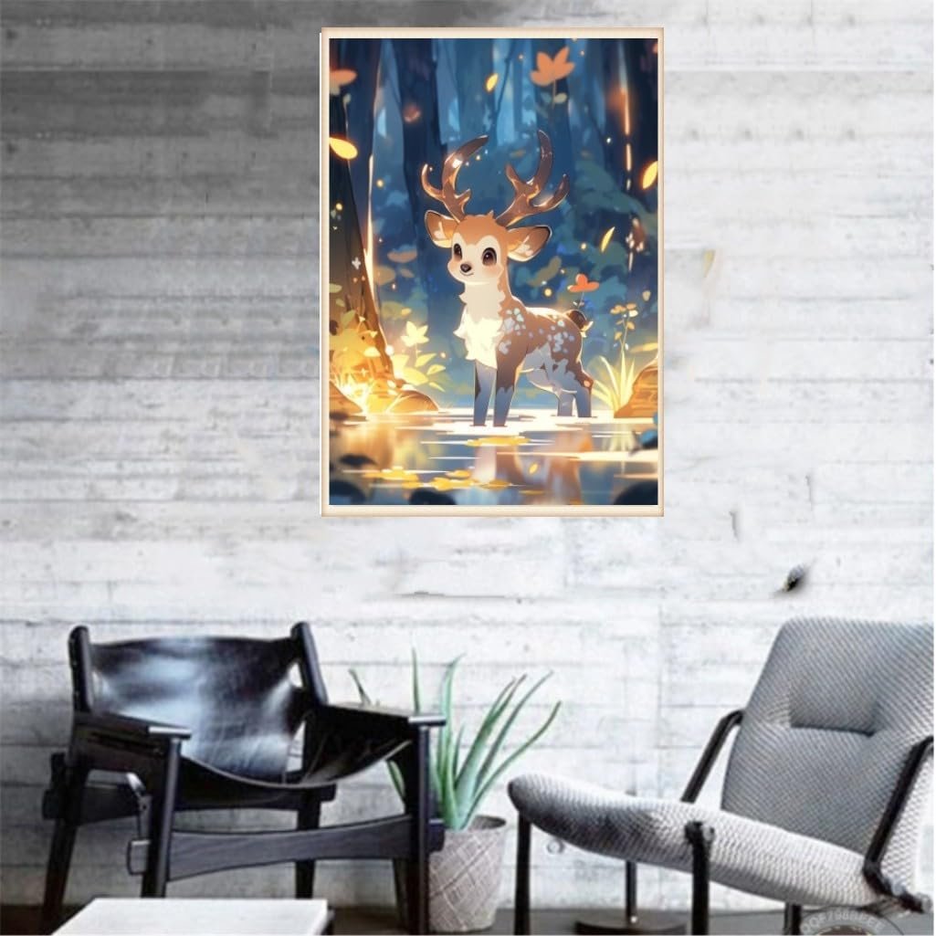 diy diamond painting full drill elk painting diamond painting kit for home wall decor gift
