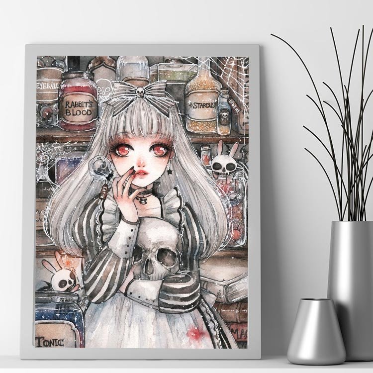 Ever Moment Diamond Painting Cartoon Picture Girl Embroidery Mosaic Full Square Resin Drill Handmade Decoration Kits 4Y2020