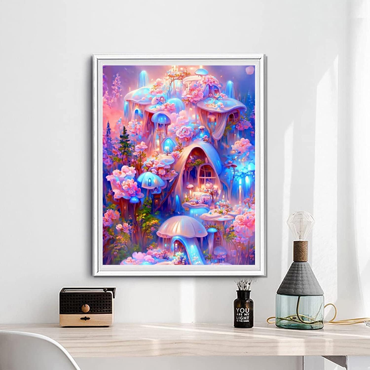 5D Diamond Painting, DIY Diamond Art Kits for Adults Beginner, Full Drill Diamond Dots Paintings with Diamonds Gem Art and Craft