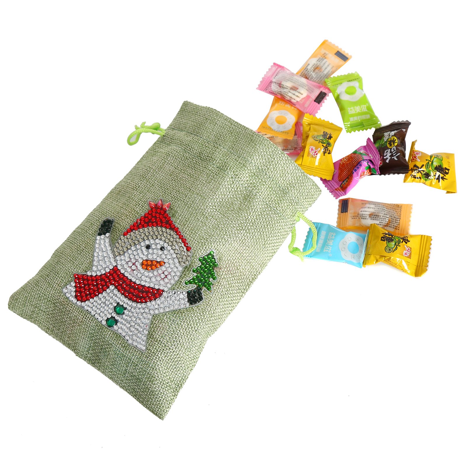 New DIY Diamond Christmas Gift Bag Sweet Bag Diamond Painting Diamond Crafts