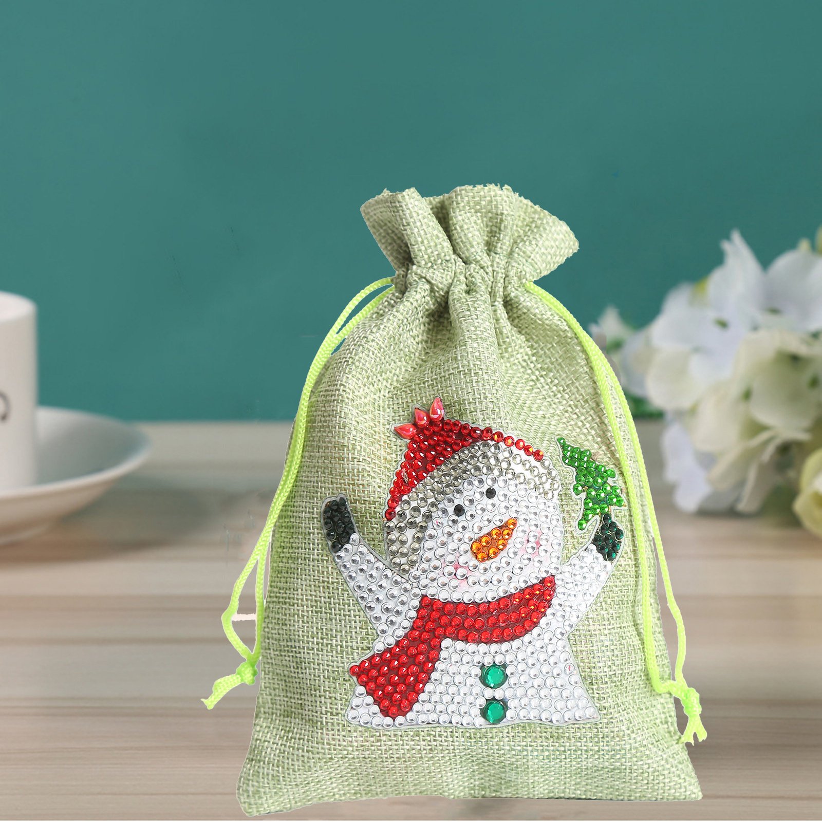 New DIY Diamond Christmas Gift Bag Sweet Bag Diamond Painting Diamond Crafts