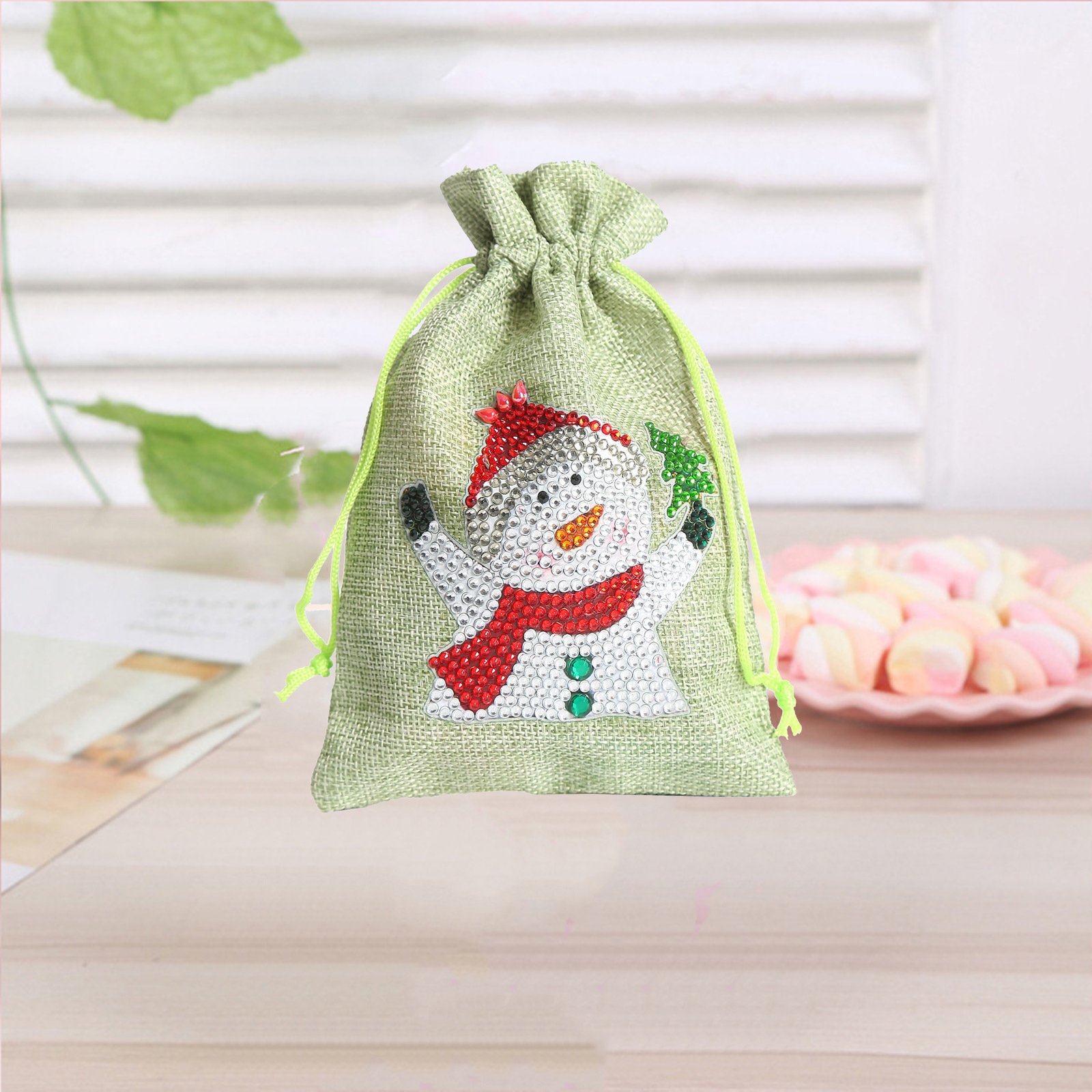 New DIY Diamond Christmas Gift Bag Sweet Bag Diamond Painting Diamond Crafts