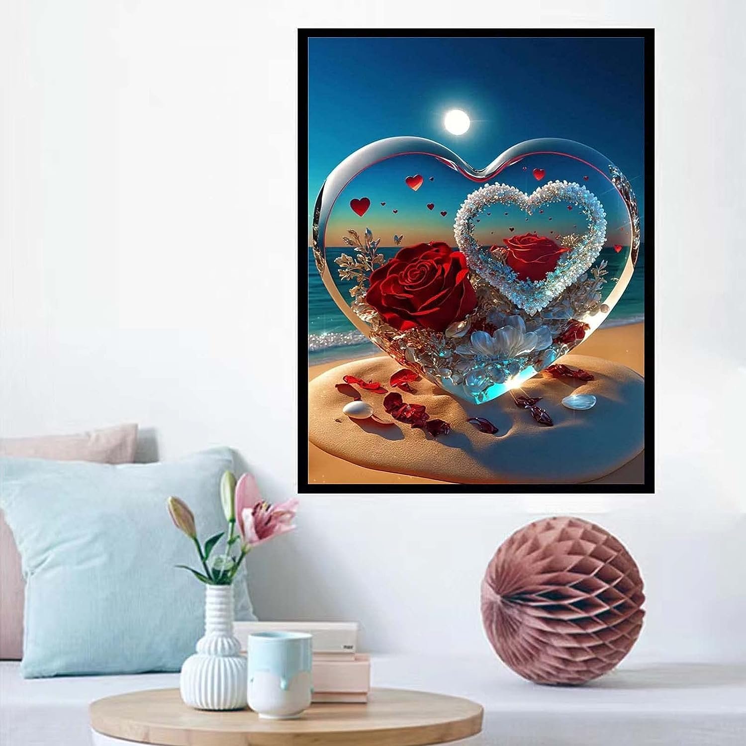 6 Pack Diamond Painting Kits, 5D Diamond Art Kits for Adults Full Drill Diamond Paintings Kit Crafts for Adults Kids Beginners