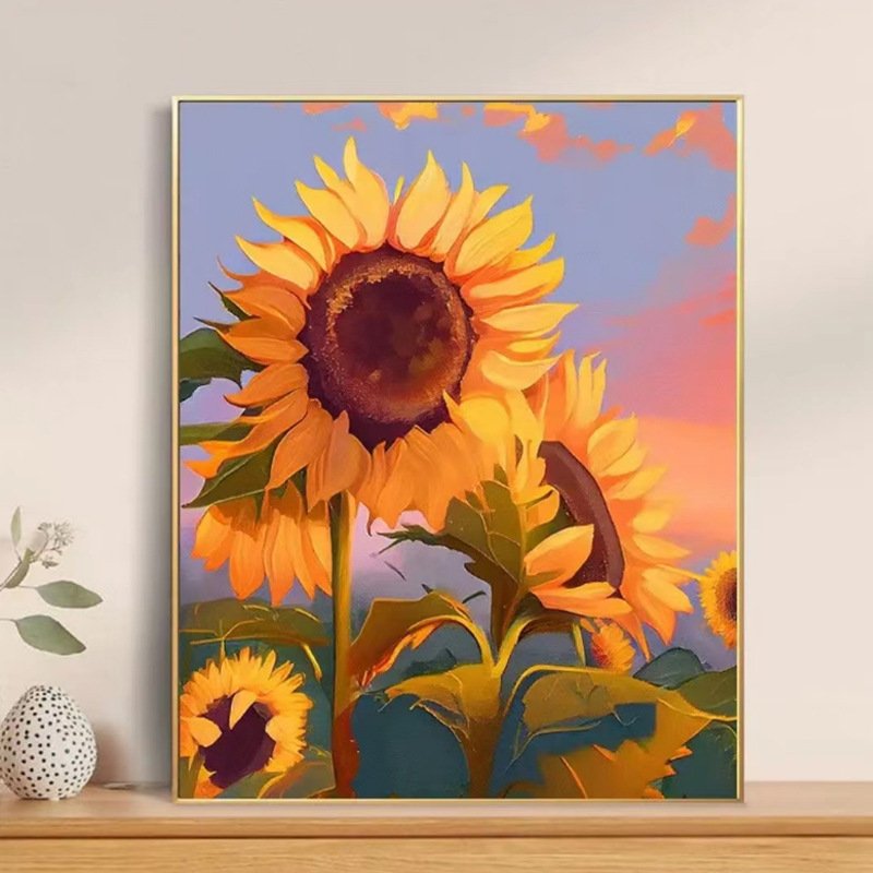 Factory Wholesale Christmas Gift Painting By Numbers Kit Canvas Artwork Diy Diamond Painting Christmas