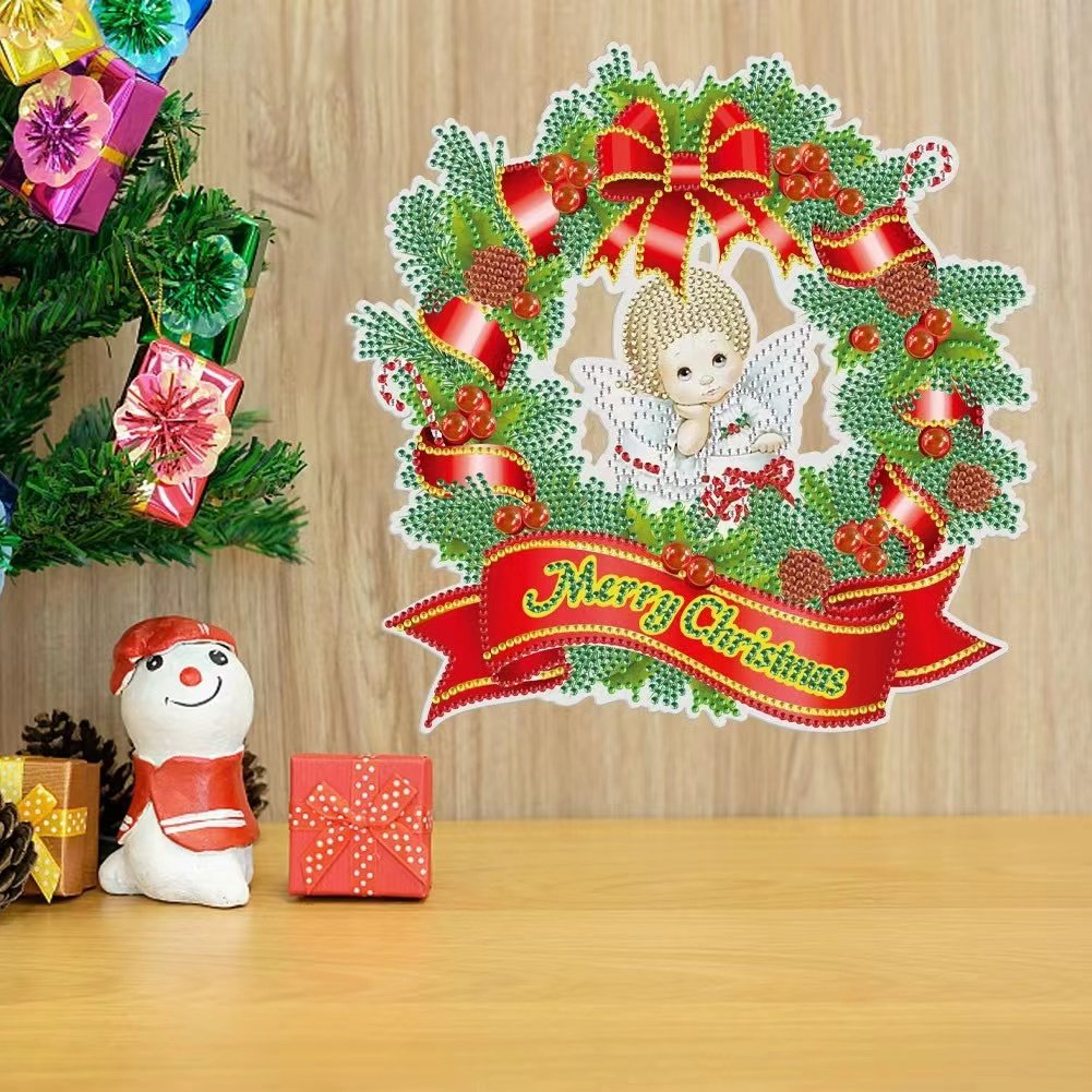 R-BT048-058 New Arrival Home Decor Window Stickers DIY Christmas Diamond Painting Wall Stickers