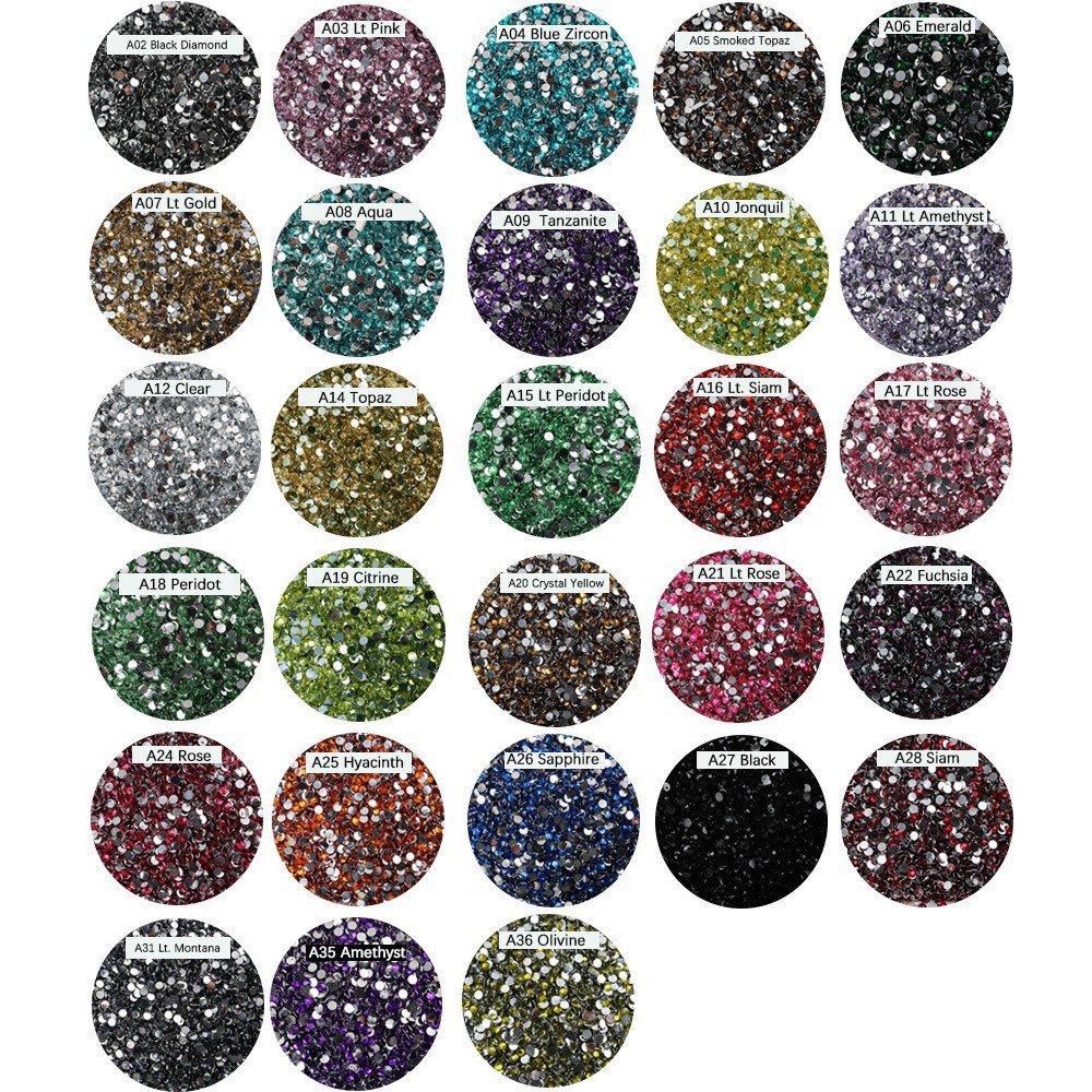 Wholesale 3mm Non Hotfix AB Crystal Stone Flatback Resin Rhinestones For DIY Crafts