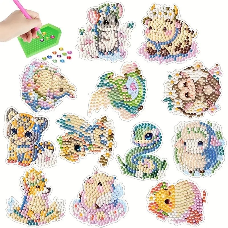 Wholesale High Quality Anime Sticker Magazine Sticker DIY Painting Gemstone Sticker Kit