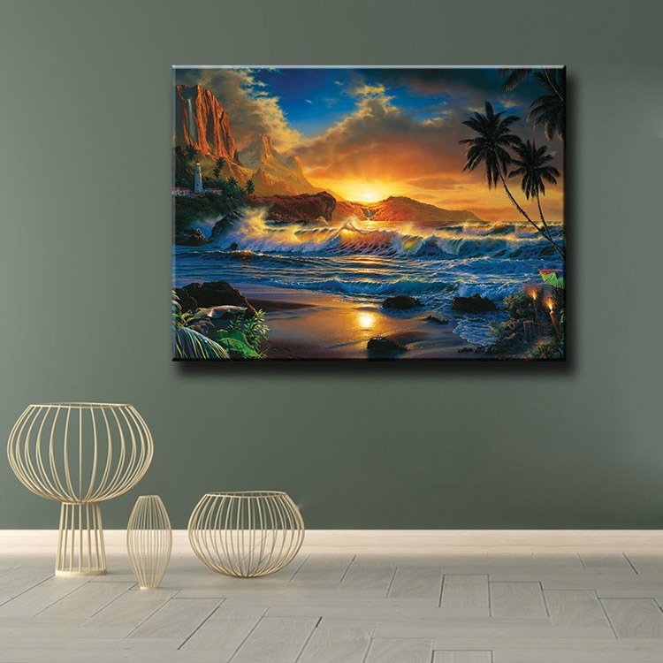 Ever Moment Diamond Painting Nature Landscape Scenic Full Square Resin Drills Home Wall Art Kits Hobbies And Handicrafts S2F2644