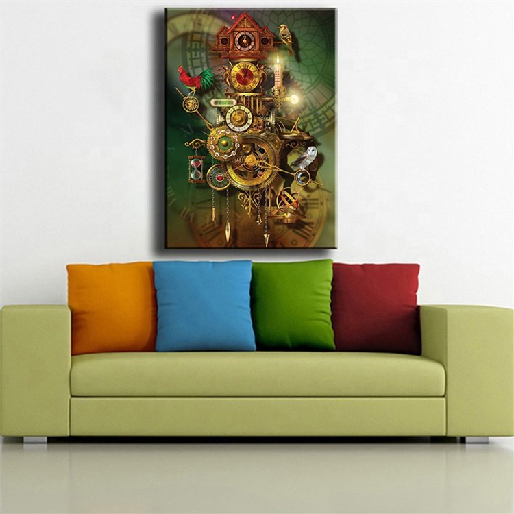 Ever Moment Diamond Painting Handmade Clock Machine Animals Full Square Drill ASF1096