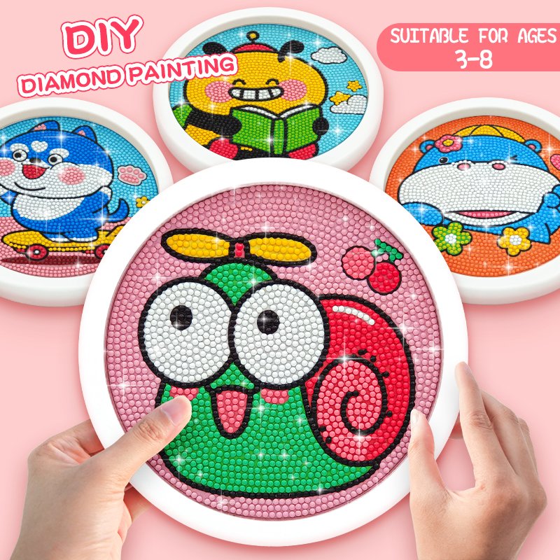 Hot Selling Children DIY Full Drill Diamond Painting Cartoon Round Diamond Painting